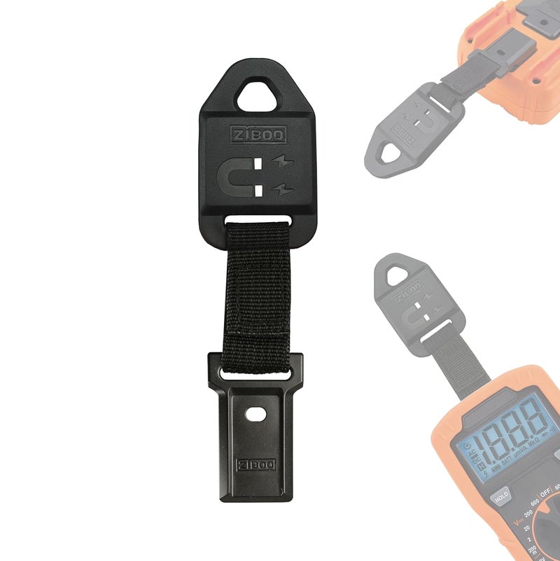 ZIBOO 69417 Rare Earth Magnet Multimeter Hanging Strap Kit Compatible with Klein Tools Meters MM400,MM300, CL600, CL700, CL800, CL900,MM600, MM700,CL390,CL445,MM325,CL450,CL120 - Image 1
